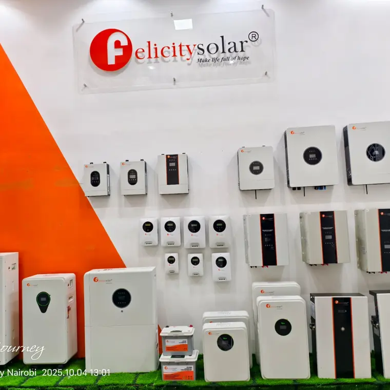 Solar inverter and battery product display